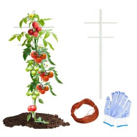 7FT 1PC Hollow T-shaped Climbing Trellis, High-strength Support, Stylish Design, Easily Create A Green Living Wall